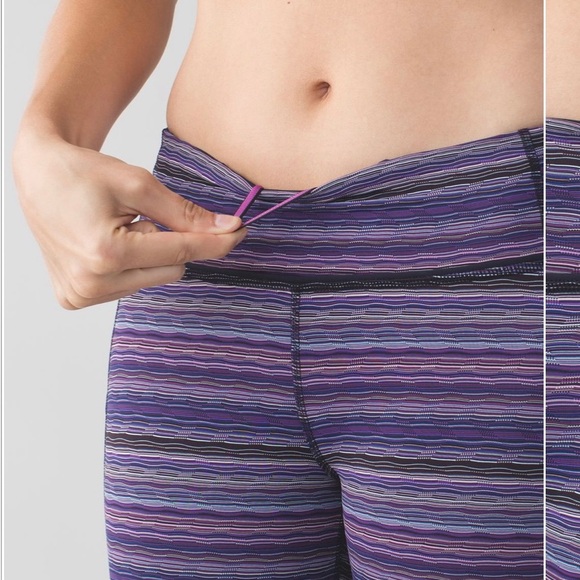 Lululemon pace rival crop leggings sz 6 - Picture 5 of 11
